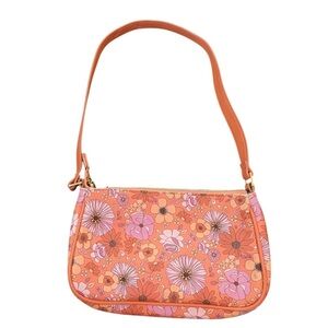 Wild Fable Floral Mini Bag - Orange and Purple